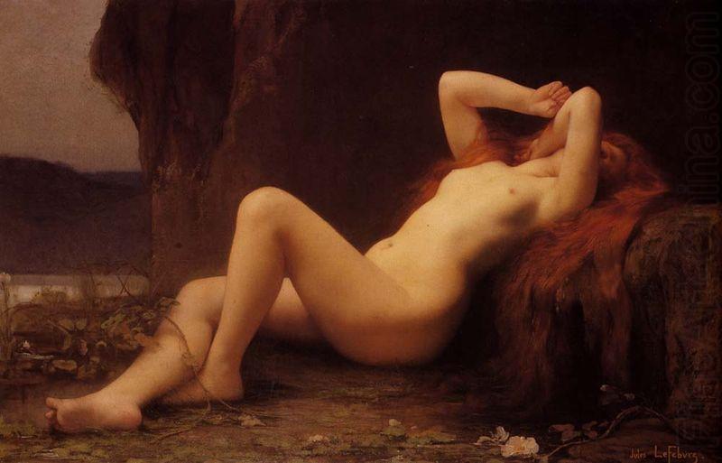 Mary Magdalene In The Cave, Jules Joseph Lefebvre